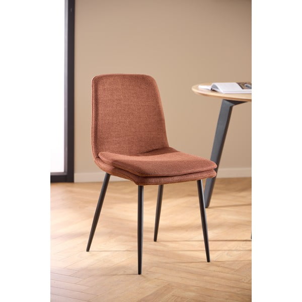 Terakotos spalvos valgomojo kėdė Becca – Actona-image-1