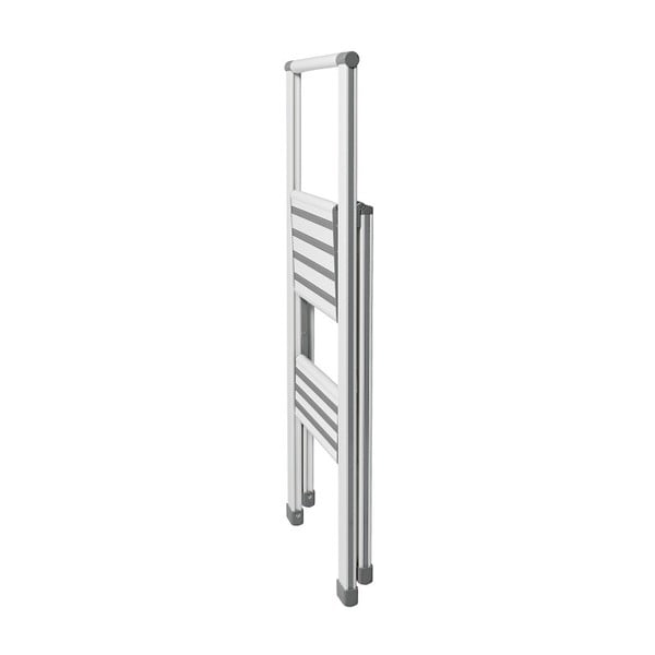 Baltos spalvos iš metalo kopėčios ir laiptai 94 cm – Wenko-image-1