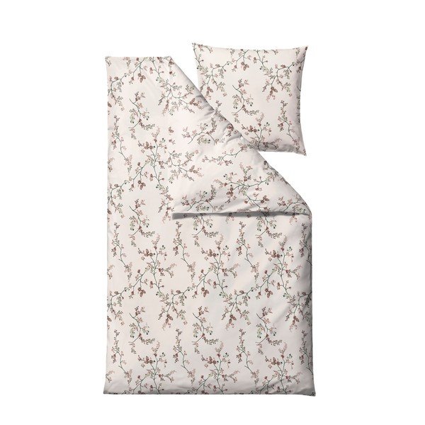 Smėlio spalvos iš satino medvilnės viengulė patalynė 140x200 cm Grace – Södahl