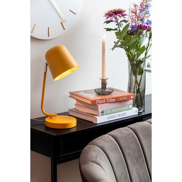 Ochros spalvos iš metalo stalinis šviestuvas (aukštis 38,5 cm) Encantar – Leitmotiv-image-1