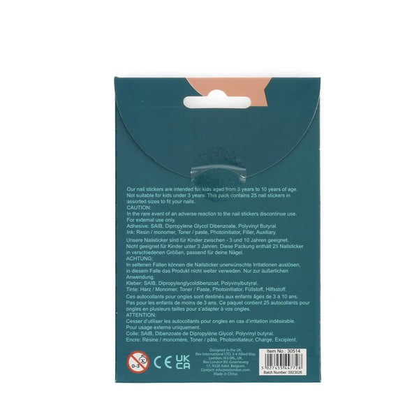 Kūrybinis žaislas Ladybird – Nail stickers – Rex London-image-3