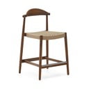 Medžio masyvo sodo baro taburetė rudos spalvos Nina – Kave Home