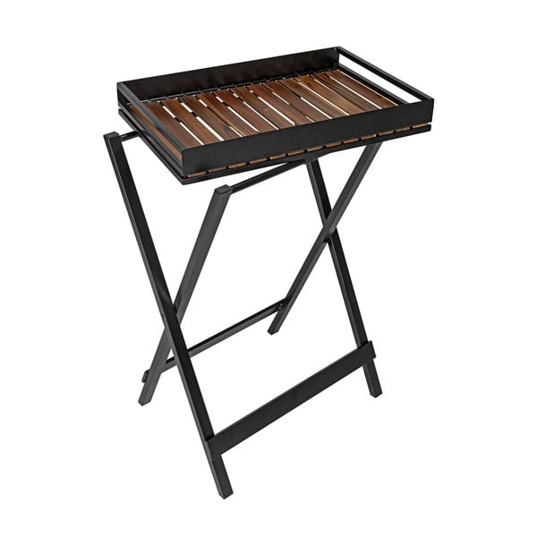 Sulankstomas stalas su akacijos stalviršiu 42x60 cm Taba - Wenko-image-3