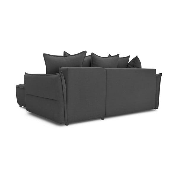 Sulankstoma kampinė sofa tamsiai pilkos spalvos (su dešiniuoju kampu) Leon – Bobochic Paris-image-4