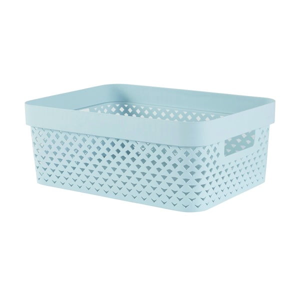 Šviesiai mėlynos spalvos iš plastiko daiktadėžė 36x27x14 cm Pure – Curver