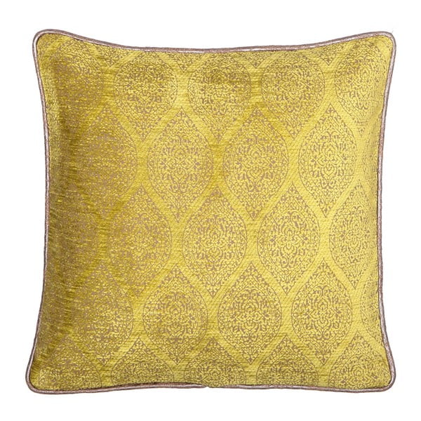 Geltonos ir smėlio spalvos dvipusė pagalvėlė Kate Louise Carmina, 45 x 45 cm