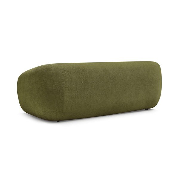 Žalios spalvos sulankstoma sofa iš šenilinio audinio 228 cm Neyo – Bobochic Paris-image-4