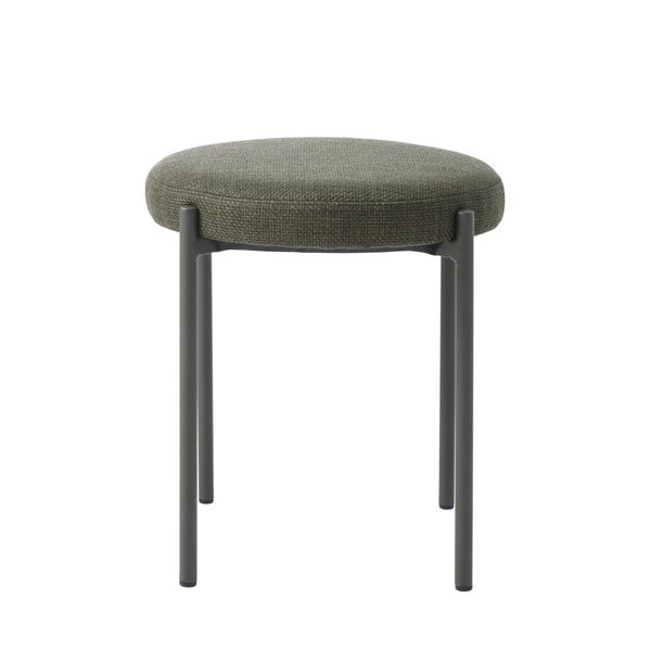 Khaki spalvos iš metalo taburetė Pelican – Unique Furniture-image-1
