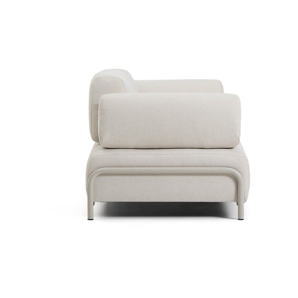 Smėlio spalvos sofa iš šenilinio audinio 200 cm Compo – Kave Home-image-3
