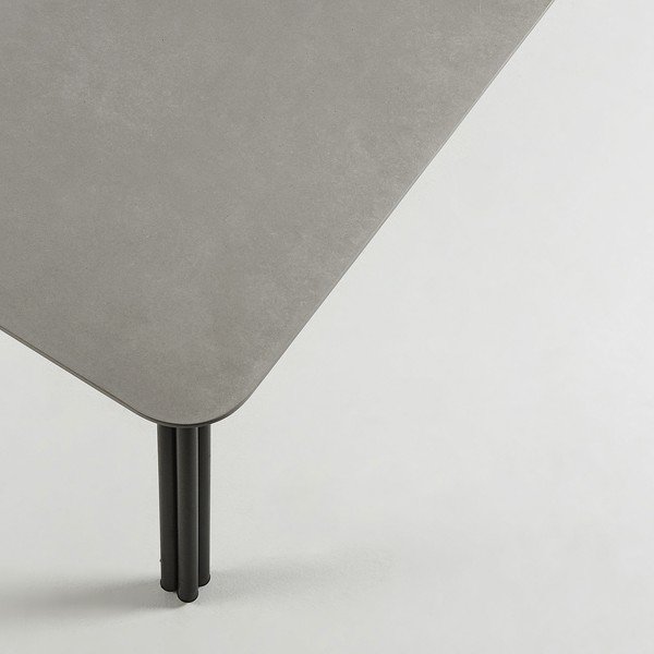 Pilkas stalas La Forma Bernon, 180 x 100 cm-image-3