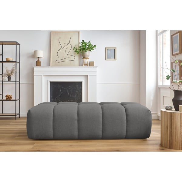 Tamsiai pilkos spalvos modulinės sofos dalis Mont-Blanc - Bobochic Paris-image-1