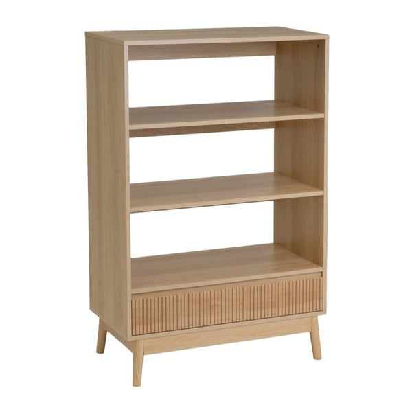 Natūralios spalvos knygų spinta  80x120x40 cm Naroa – Casa Selección