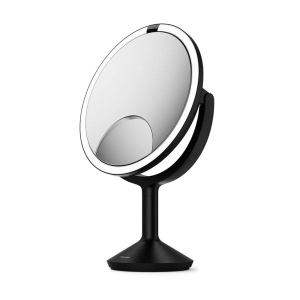 Kosmetinis veidrodis (didinimas  5x/didinimas  10x) su apšvietimu/didinantis ø 25 cm Trio Max – simplehuman