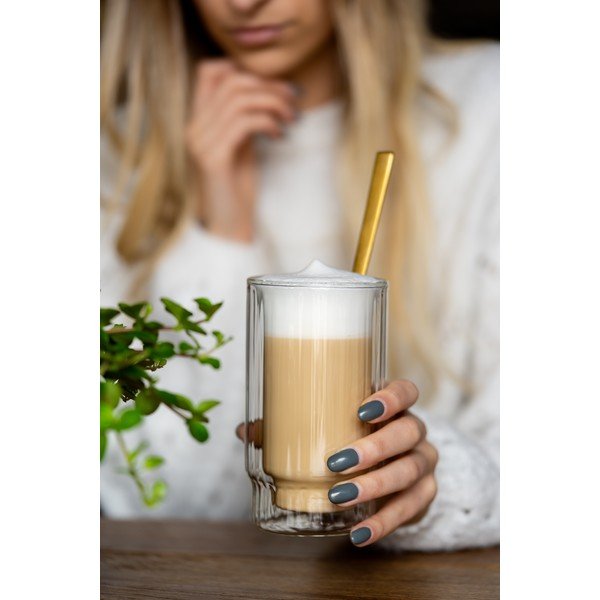 Sada 2 dvoustěnných sklenic Vialli Design, 300 ml-image-3