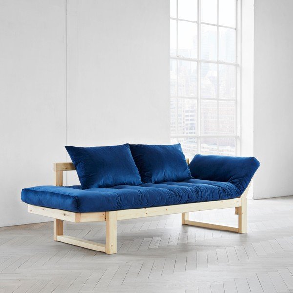 Kintama sofa "Karup Edge Natural/Velvet Navy-image-2