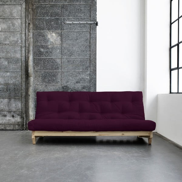 Kintama sofa "Karup" šviežia žalia / violetinė slyva