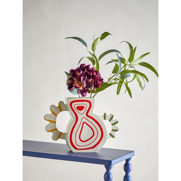 Iš akmens masės dažyta rankomis vaza (aukštis 26 cm) Samila – Bloomingville-image-2