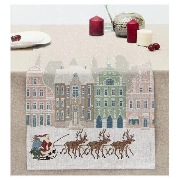 Stalo takelis su Kalėdų motyvu 45x140 cm Merry Christmas – Mila Home-image-1