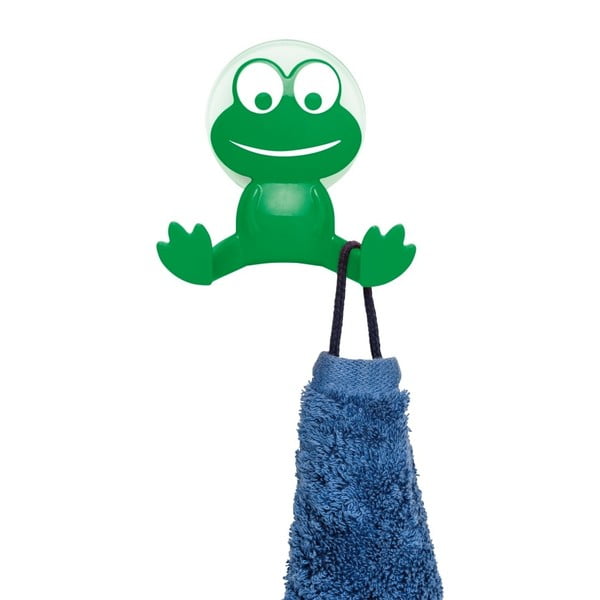 Žalias varlės formos sieninis kabliukas Wenko -image-3