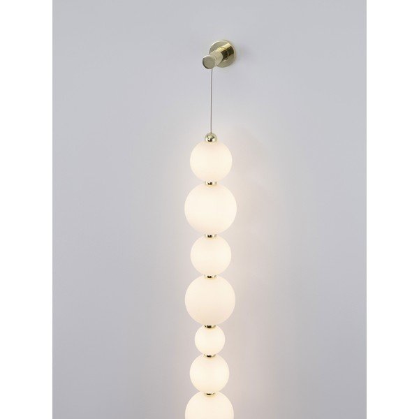 Baltos spalvos/auksinės spalvos iš metalo sieninė lempa LED su pritemdymo funkcija Perla – Nova Luce-image-2