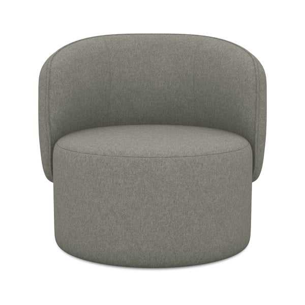 Pilkos spalvos krėslas Ipo – Makamii-image-1