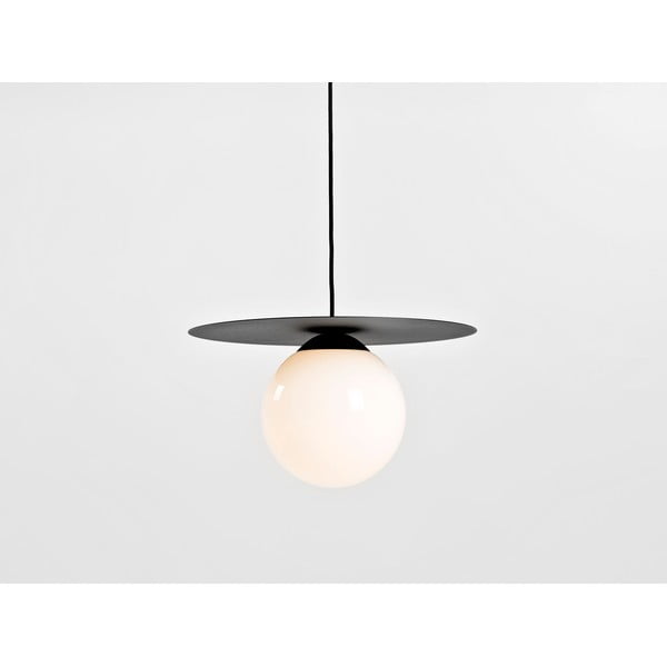 Kabantis šviestuvas juodos spalvos ø 40 cm su stiklo gaubtu Skiva Ball – CustomForm-image-3