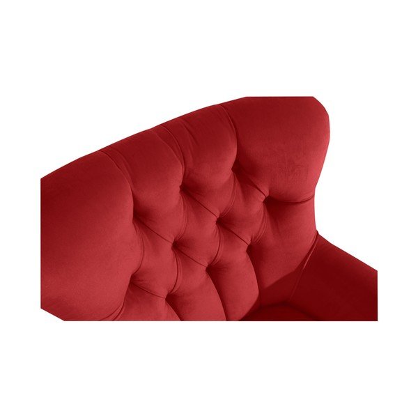 Plytų raudonos spalvos "Max Winzer Brandon Suede" fotelis-image-1