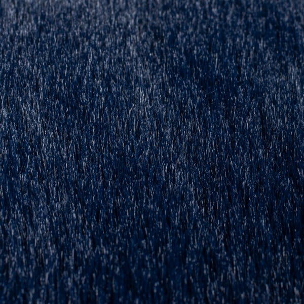 Sintetinė oda ir kailis tamsiai mėlynos spalvos 200x290 cm Ivy Luxury Fur – Flair Rugs-image-4