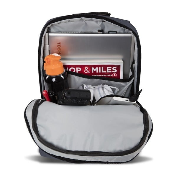 Antracito spalvos kuprinė su USB jungtimi My Valice GALAXY Smart Bag-image-4