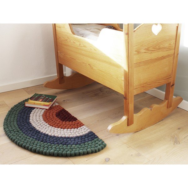 Kilimas vaikams Wooldot Ball Rugs Rainbow Green-image-4