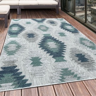 Lauko kilimas mėlynos spalvos 200x290 cm Bahama – Ayyildiz Carpets