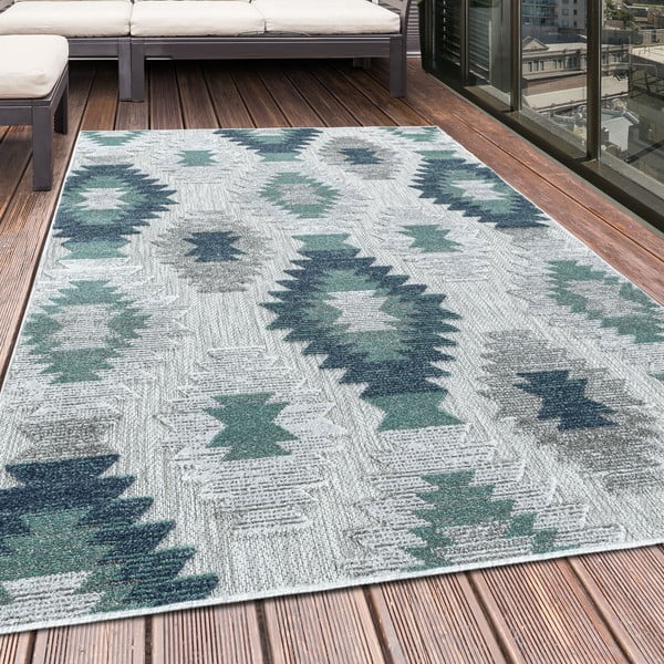 Lauko kilimas mėlynos spalvos 200x290 cm Bahama – Ayyildiz Carpets-image-1