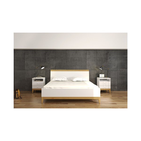 Dvigulė lova iš pušies masyvo SKANDICA Livia BC, 180 x 200 cm-image-3
