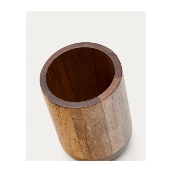 Natūralios spalvos iš medienos dantų šepetėlio indas Senda – Kave Home-image-4