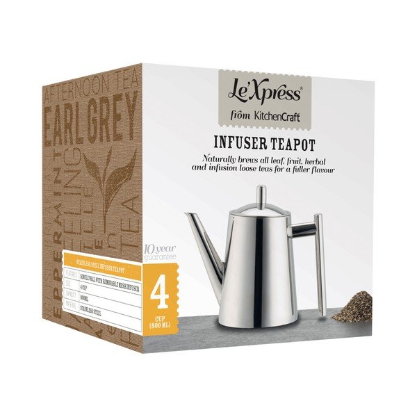Arbatinukas "Le'Xpress" iš nerūdijančio plieno, 800 ml-image-1