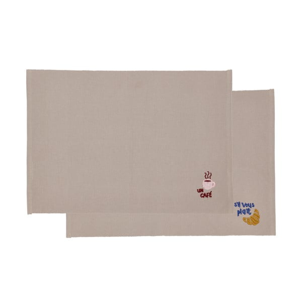 Iš medvilnės padėkliukai 2 vnt. 33x48 cm Bistro – Södahl