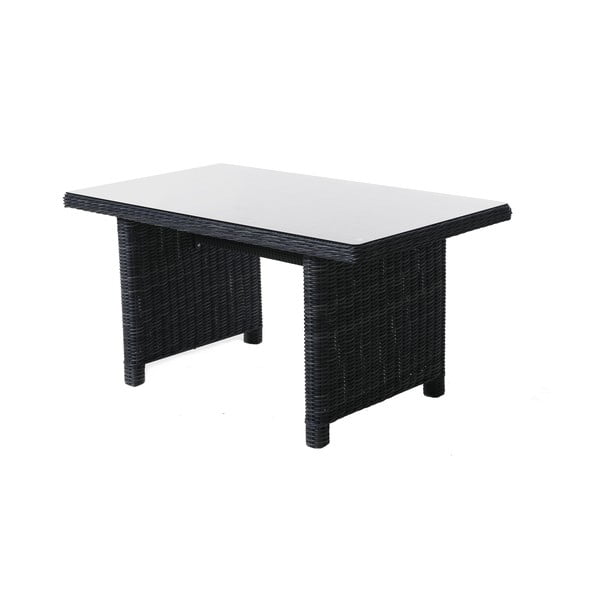 Pilkas dirbtinio rotango sodo poilsio komplektas 7 asmenims San Diego - Rojaplast-image-2