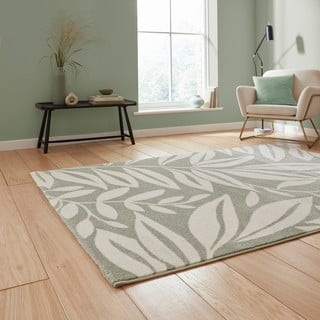 Kilimas šviesiai žalios spalvos 80x150 cm Sorral Leaves  – Catherine Lansfield
