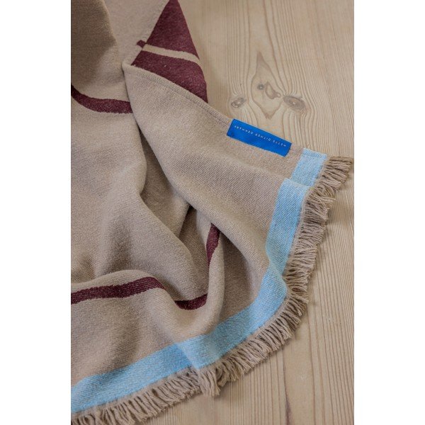 Smėlio spalvos antklodė ir pledas 130x175 cm Studio – Mette Ditmer Denmark-image-1