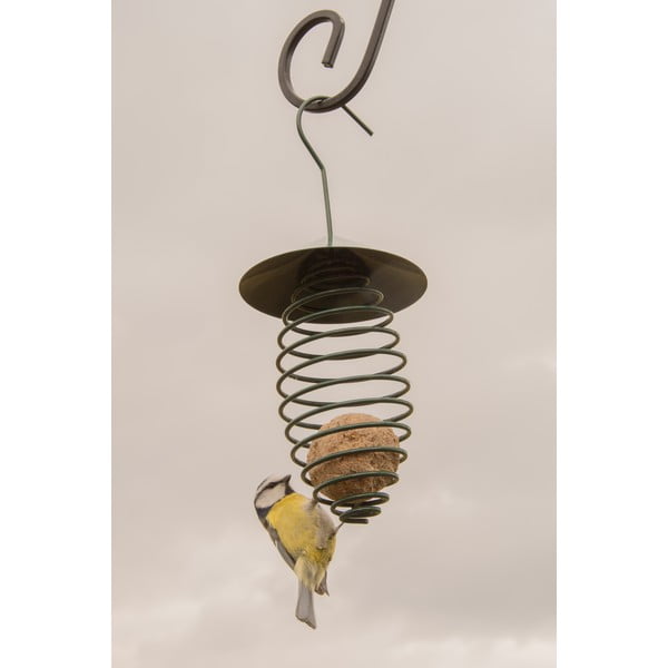 Tamsiai žalios spalvos metalinė maitinimo talpykla su stogeliu Esschert Design, ⌀ 10,8 cm-image-4