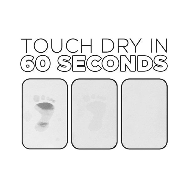 Iš diatomito vonios kilimėlis baltos spalvos/šviesiai mėlynos spalvos 39x60 cm Stripe – Artsy Doormats-image-4