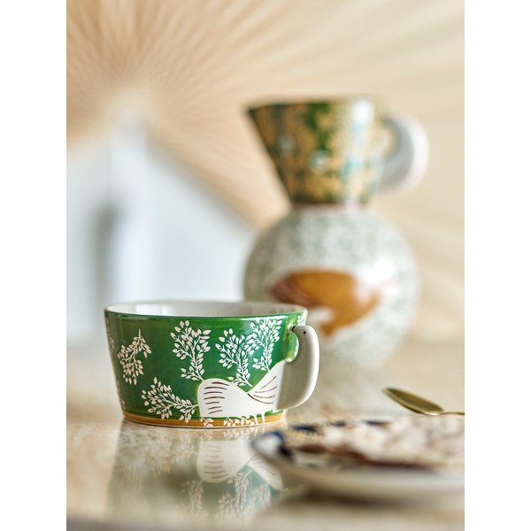 Skirta sriubai žalios spalvos iš akmens masės mažas dubuo 460 ml Hezha – Bloomingville-image-1