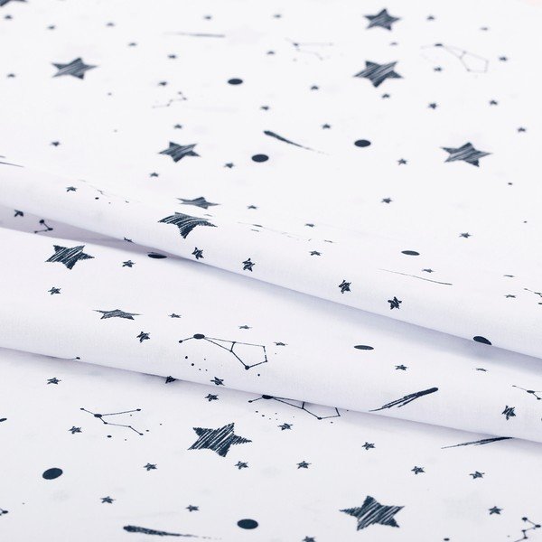 Medvilninė dvigulė patalynė AmeliaHome Averi Constellation, 200 x 220 cm-image-1