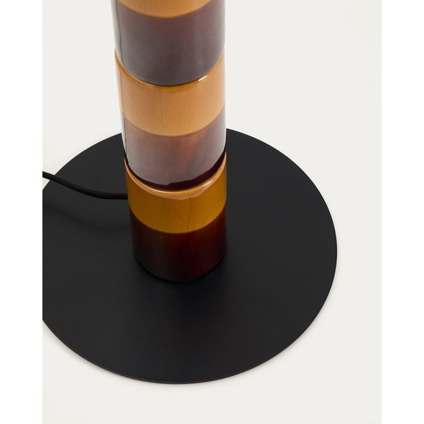 Pastatomas šviestuvas (aukštis 146 cm) su tekstiliniu gaubtu Mavran – Kave Home-image-4