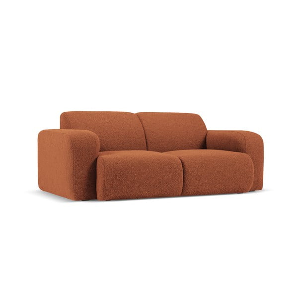 Sofa rudos spalvos iš boucle 170 cm Molino – Micadoni Home-image-2