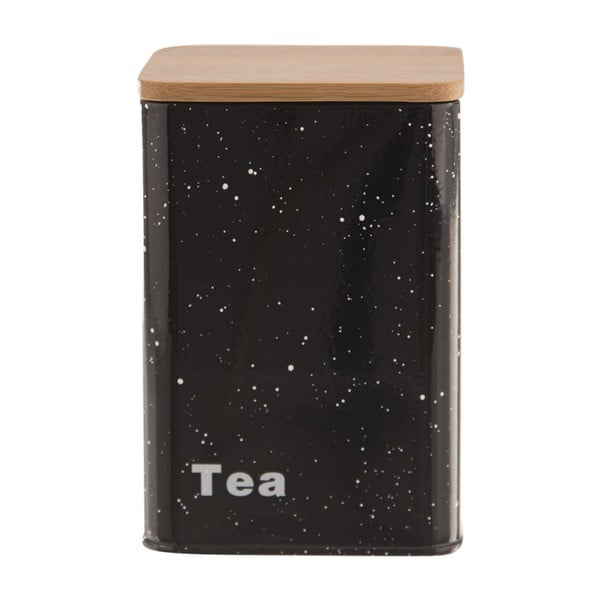 Skardinė arbatos dėžutė su mediniu dangteliu Orion Mramor