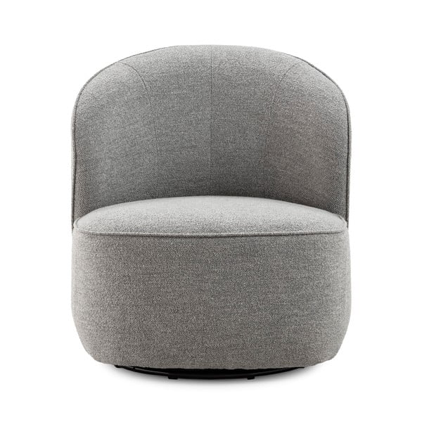 Šviesiai pilkos spalvos pasukamas krėslas Edna – MOME-image-1