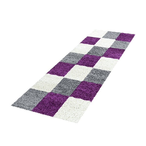 Kilimas violetinės spalvos/pilkos spalvos 80x250 cm Life – Ayyildiz Carpets