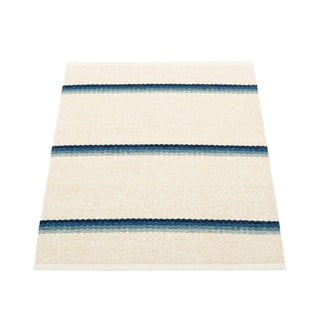 Mėlynos spalvos/kreminės spalvos lauko ir vidaus kilimas 70x90 cm Olle Blue Vanilla – Pappelina