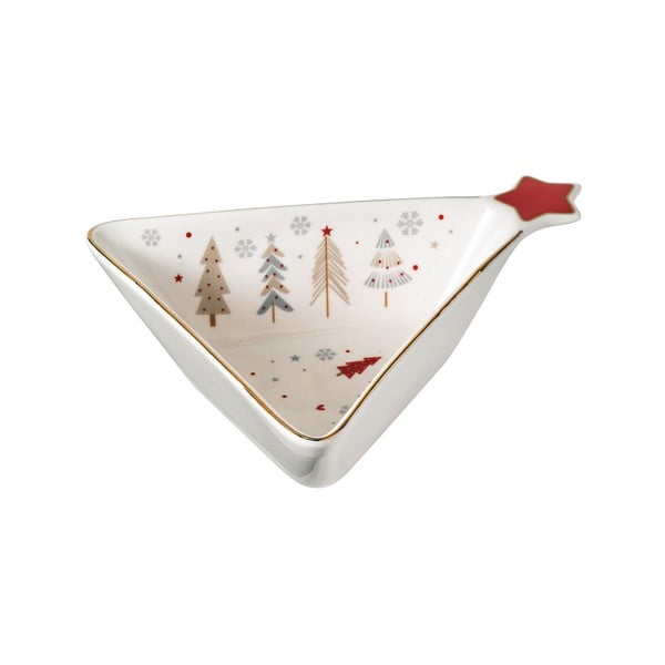 Porcelianinis dubuo su kalėdiniu motyvu Brandani Fiocco, ilgis 15 cm